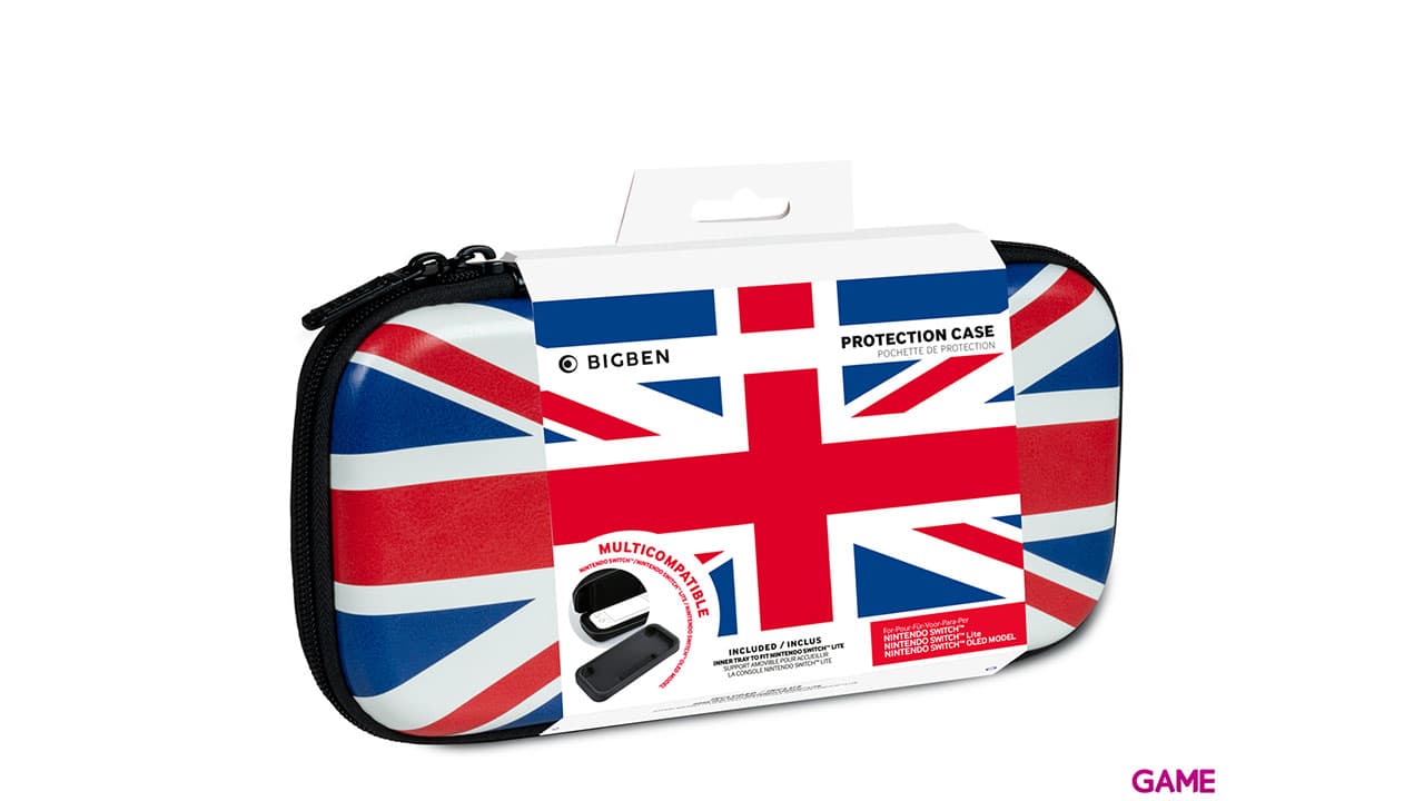Funda Rigida Bigben para Nintendo Switch Diseño UK