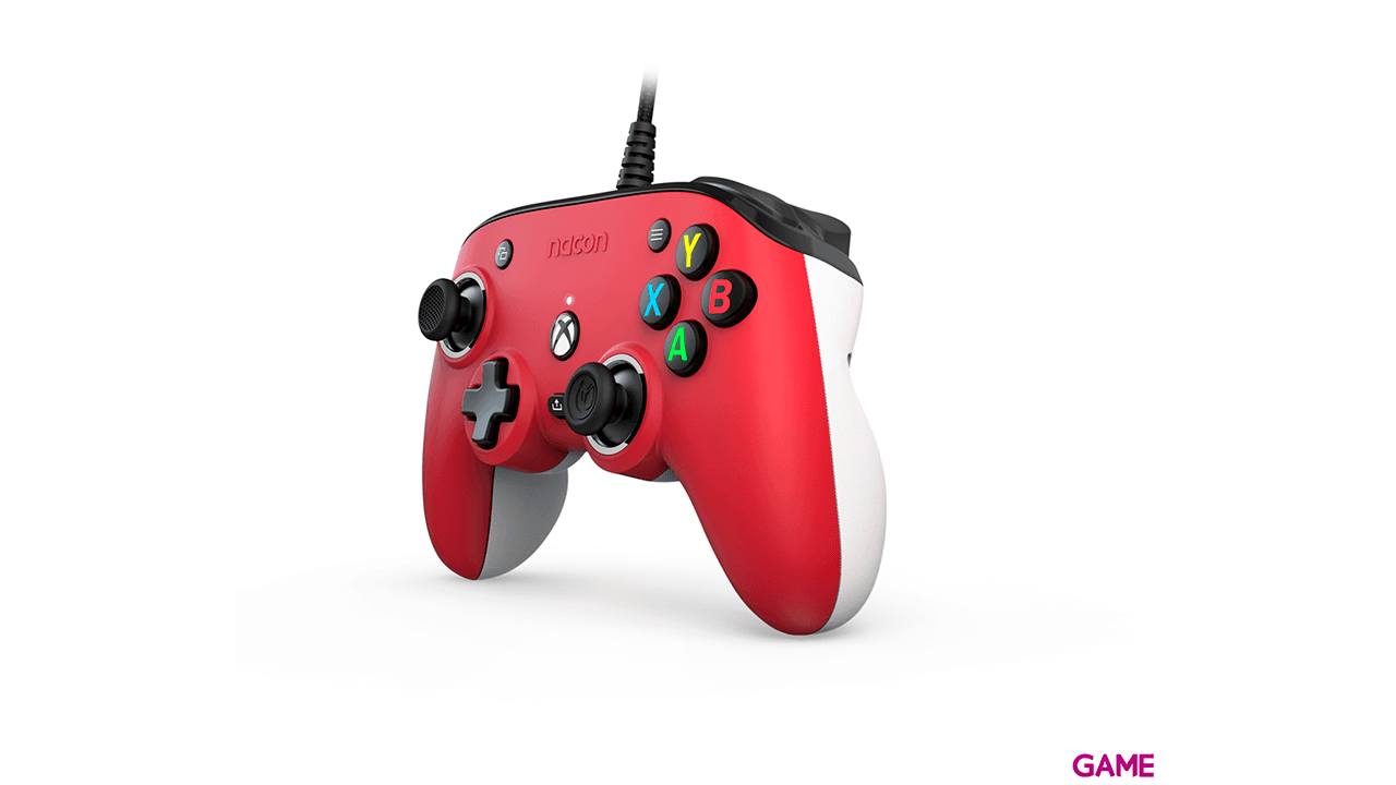 Mando con cable Nacon Pro Compact Rojo