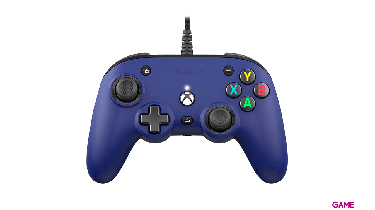 Mando con cable Nacon Pro Compact Azul