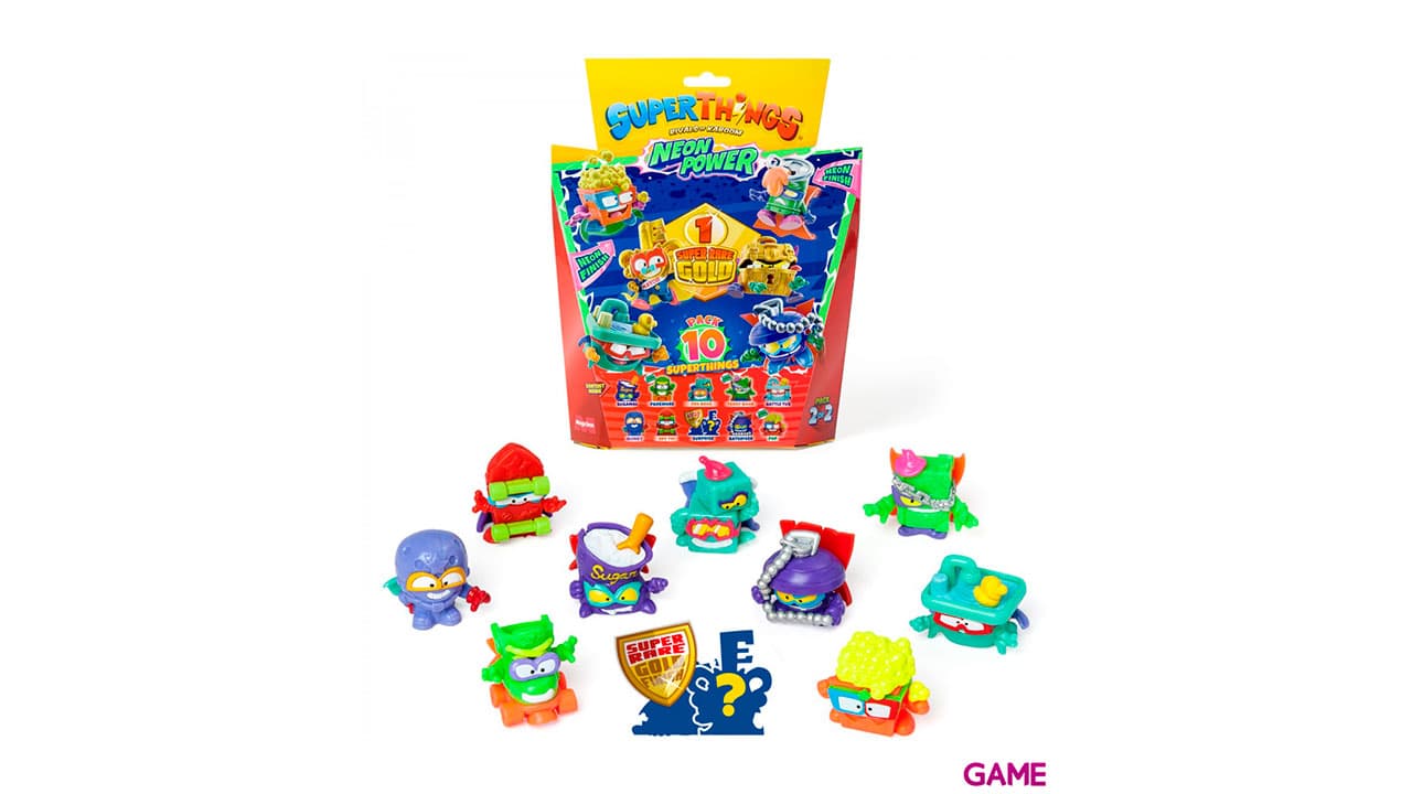 Pack 10 Superthings Neon Power Pack