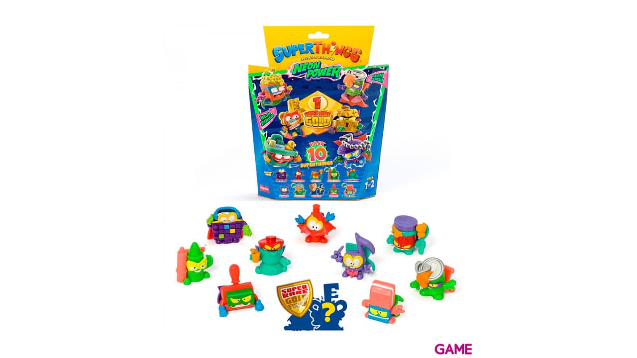 Pack 10 Superthings Neon Power Pack