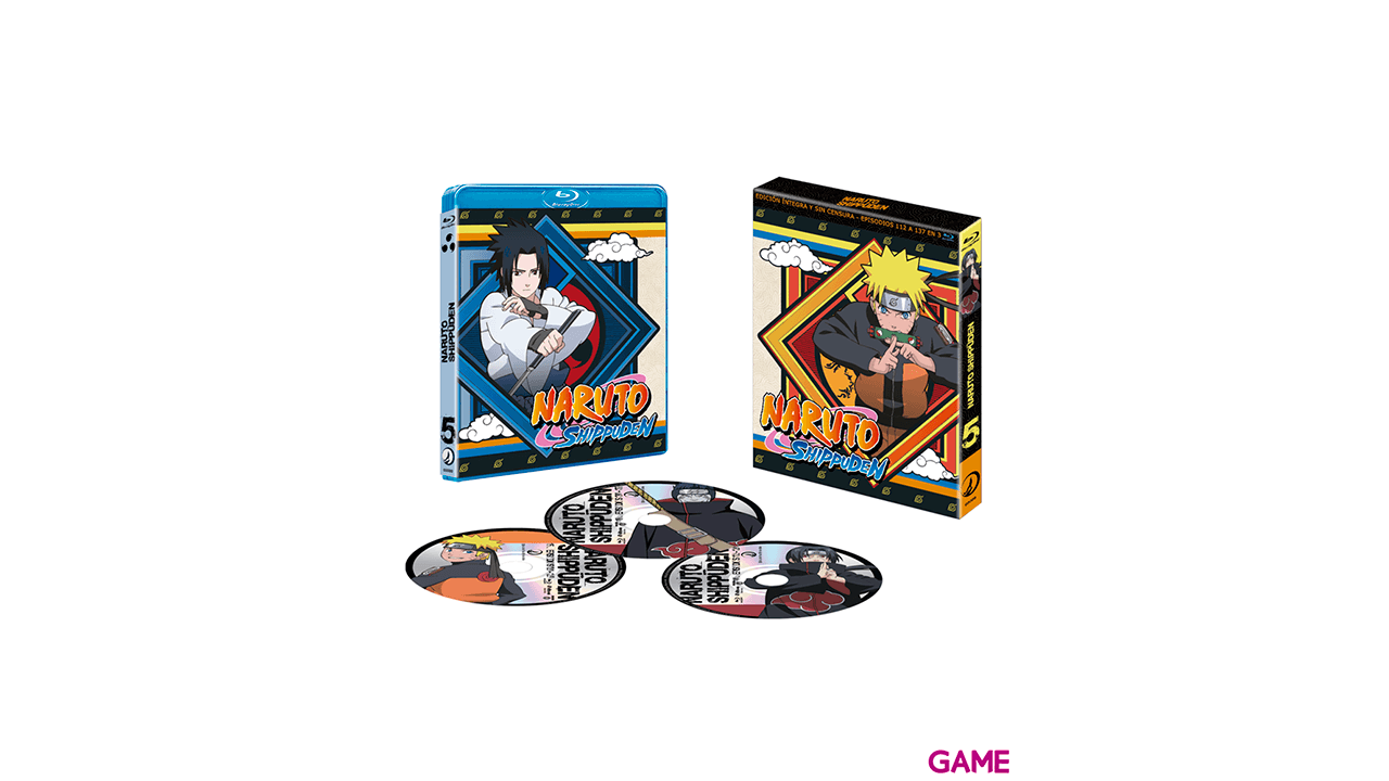 Naruto Shippuden Box 5 Episodios 112 a 137