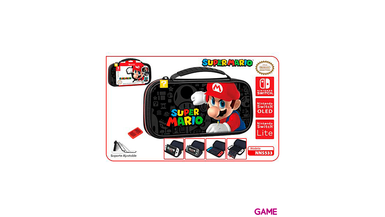 Game Traveller Deluxe Travel Case NNS533 Super Mario -Licencia oficial-