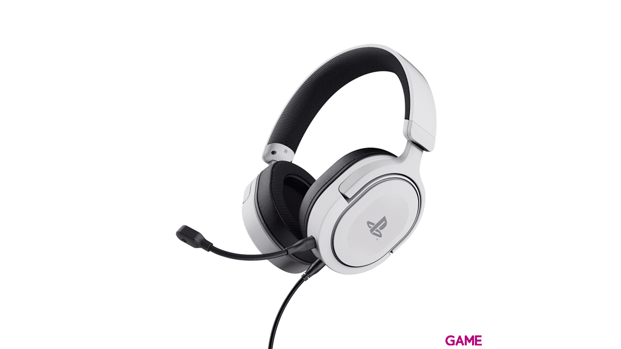 Trust GXT498 Forta Blanco PC - PS5 - PS4 - Switch - Licencia PlayStation - Auriculares Gaming