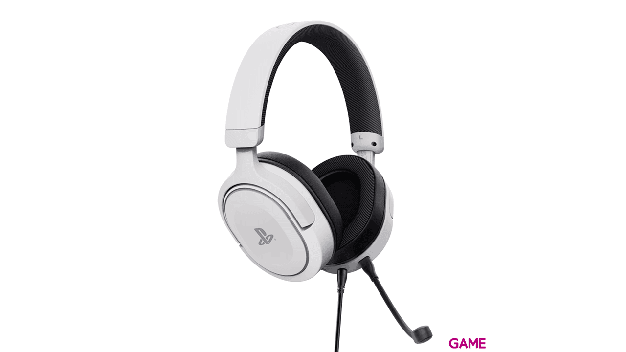 Trust GXT498 Forta Blanco PC - PS5 - PS4 - Switch - Licencia PlayStation - Auriculares Gaming