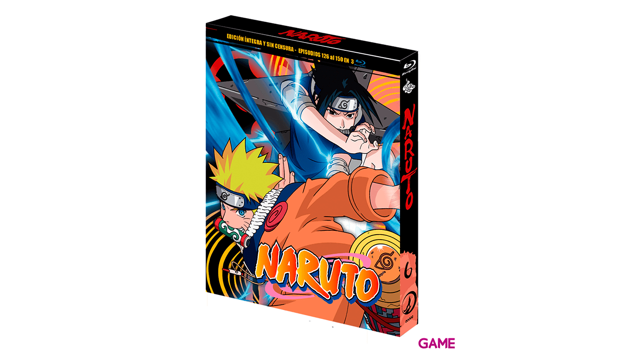 Naruto Bluray BOX 6 - Episodios 126 a 150
