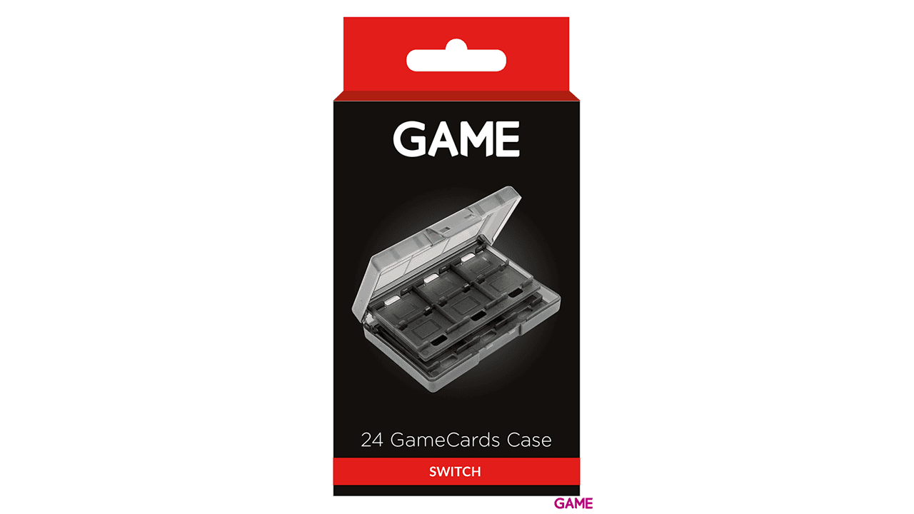 GAME GM32847 Caja para 24 Cartuchos para Nintendo Switch