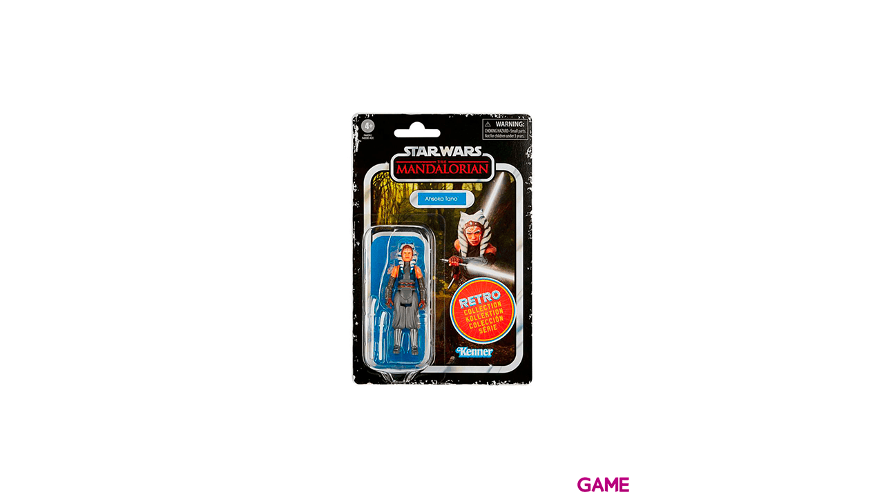 Figura Star Wars The Mandalorian Ahsoka Tano Colección Retro
