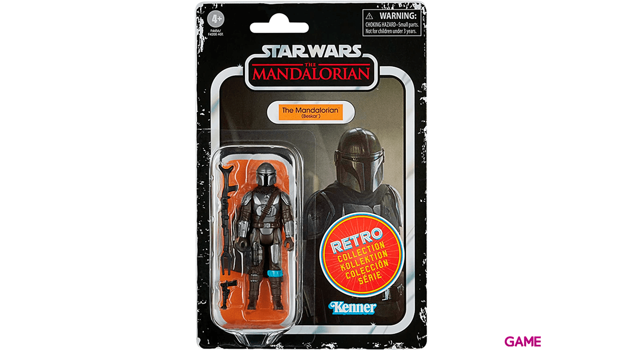 Figura Star Wars The Mandalorian Armadura Beskar Colección Retro