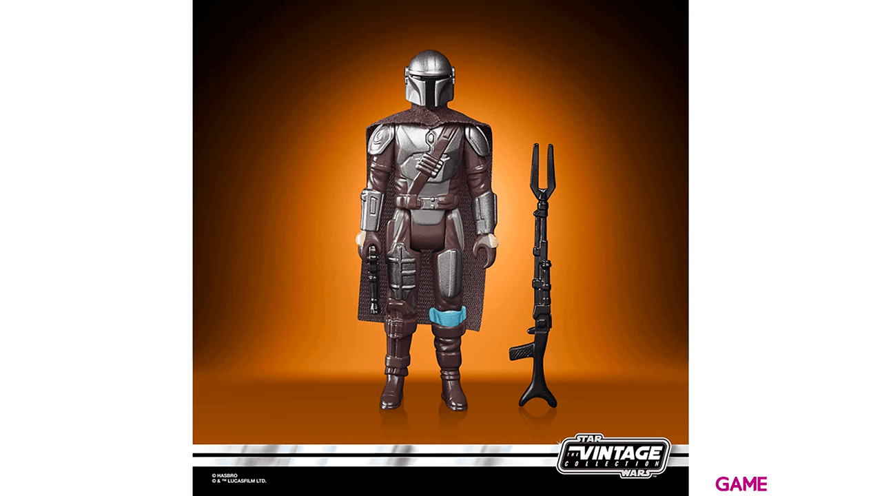 Figura Star Wars The Mandalorian Armadura Beskar Colección Retro