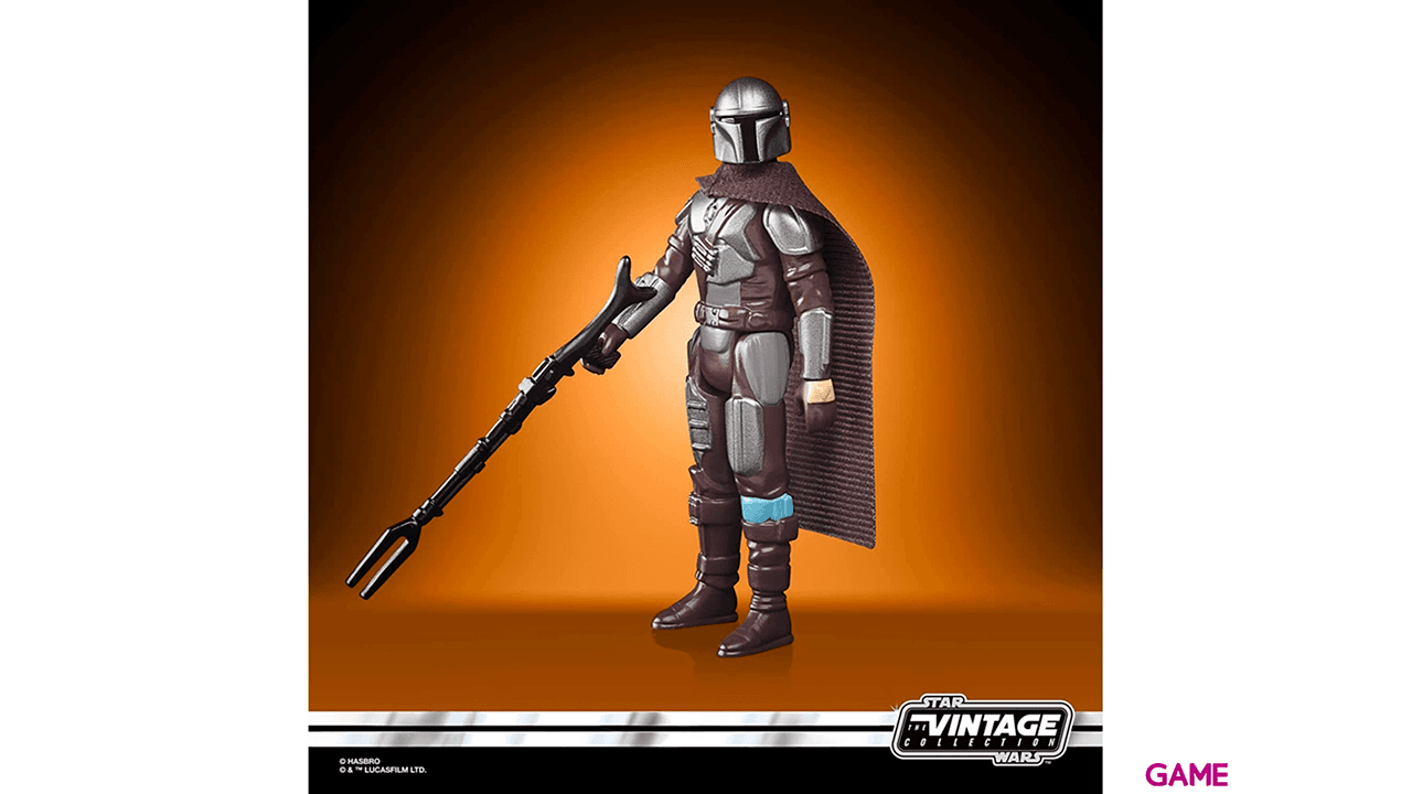 Figura Star Wars The Mandalorian Armadura Beskar Colección Retro
