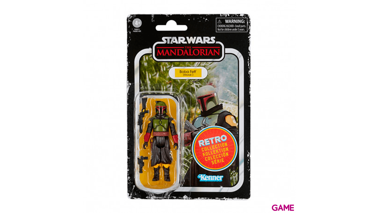 Figura Star Wars The Mandalorian Boba Fett Morak Colección Retro