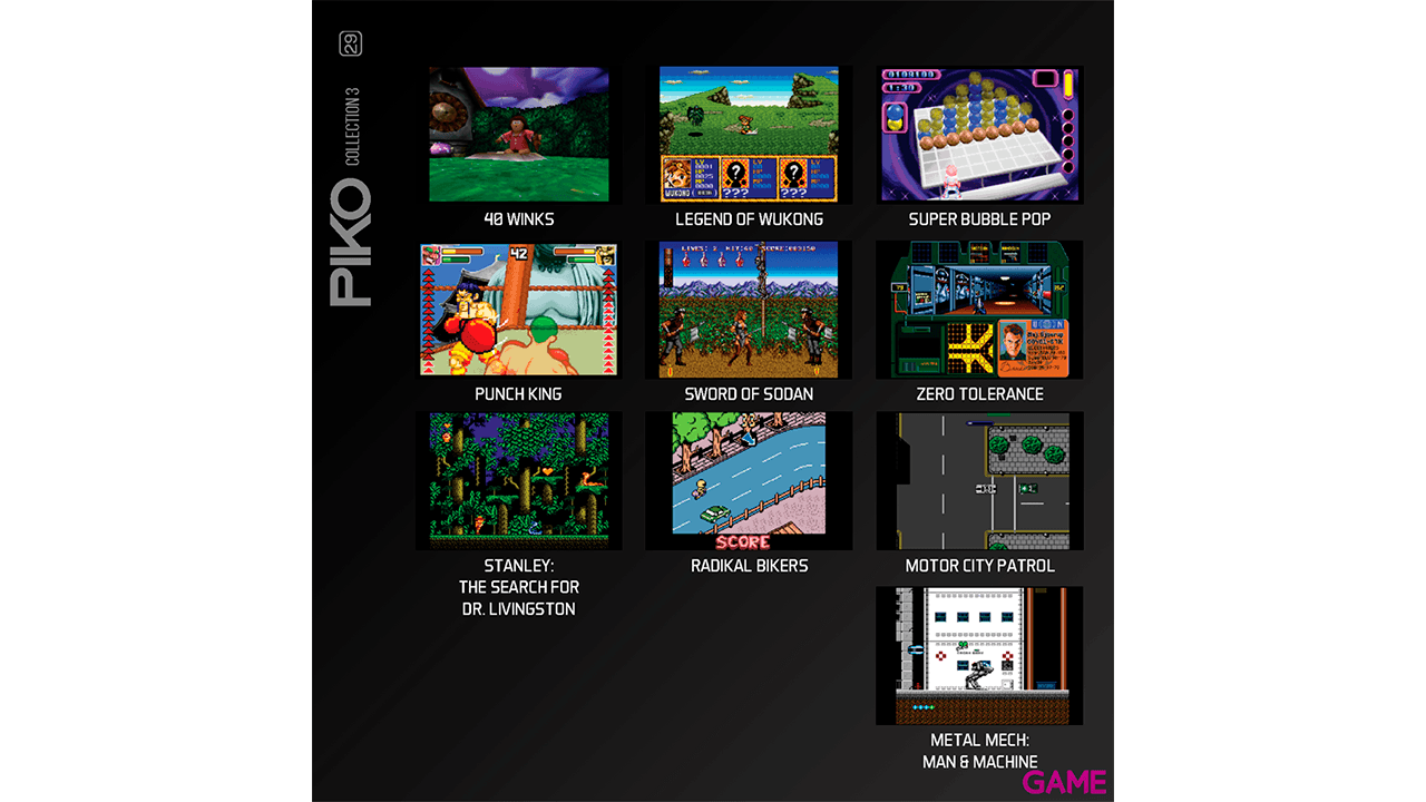 Cartucho Evercade Piko Collection 3