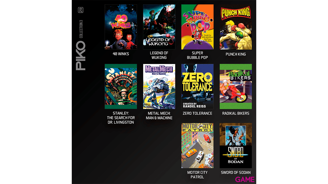 Cartucho Evercade Piko Collection 3