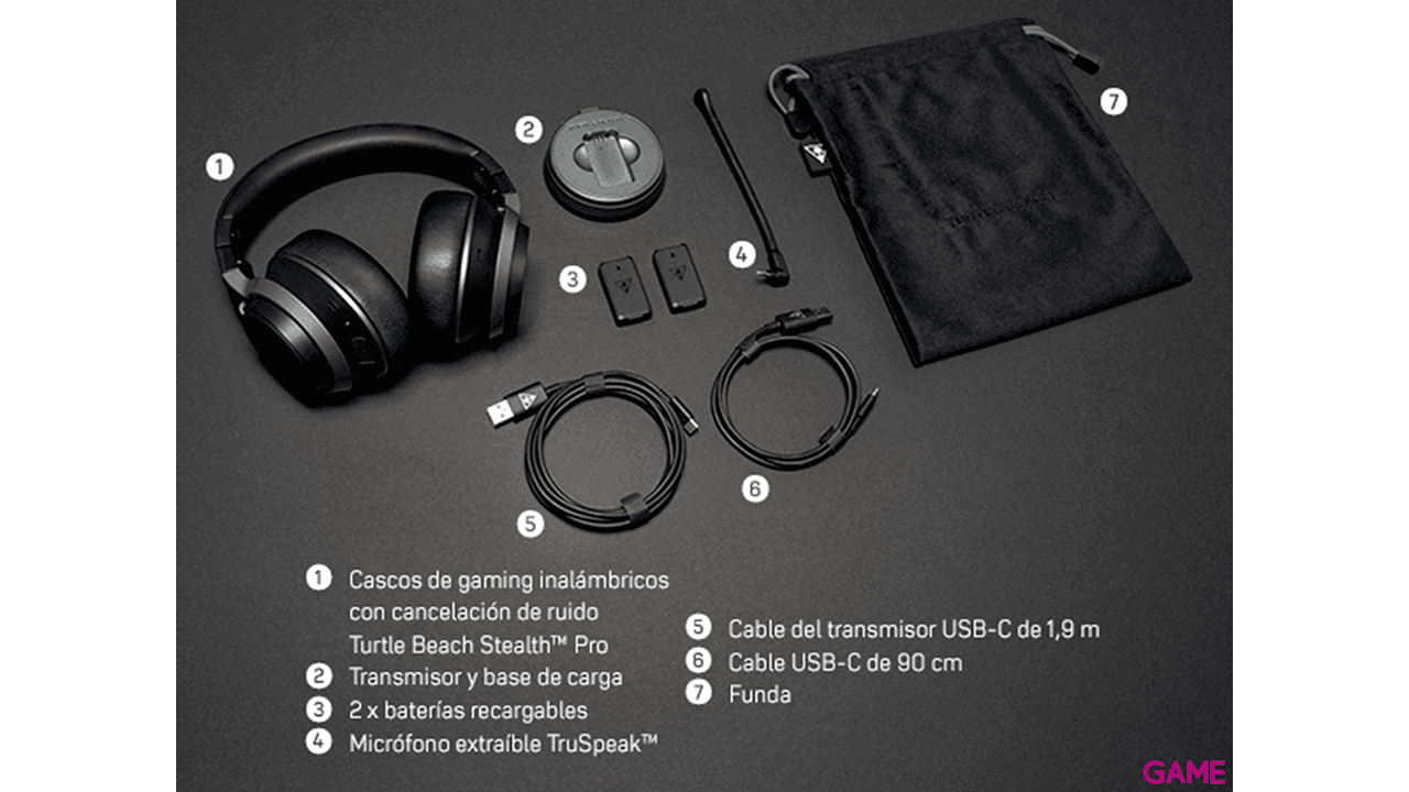 Auriculares Bluetooth Turtle Beach Stealth Pro - Versión Playstation