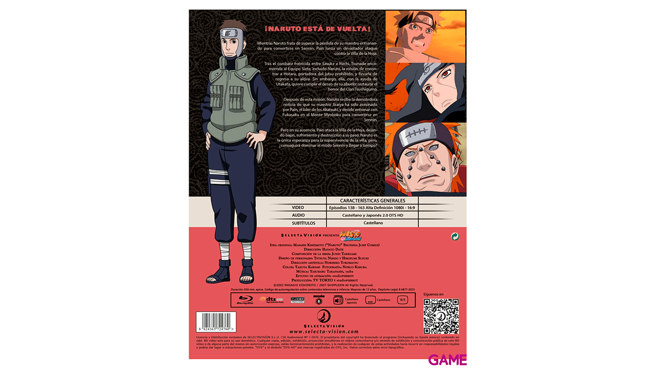 Naruto Shippuden Box 6 Episodios 138 a 163