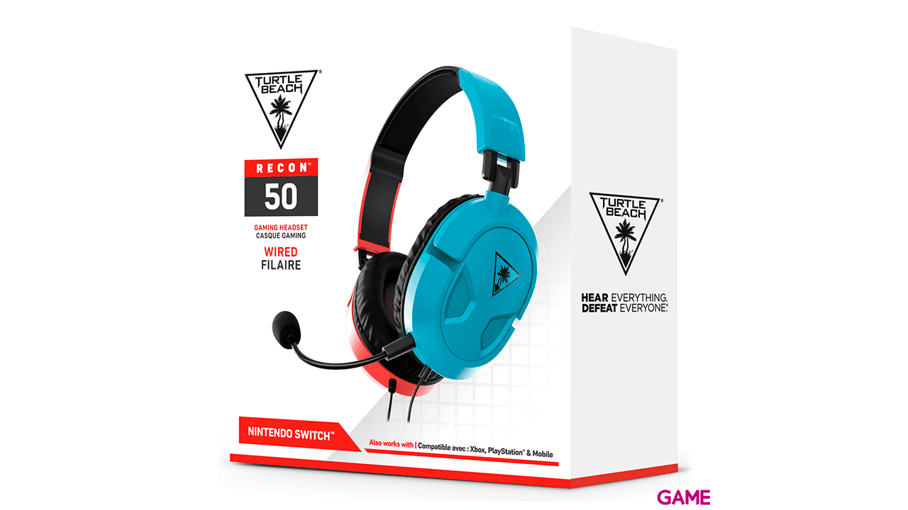 Auriculares Turtle Beach Recon 50 Azul y Rojo