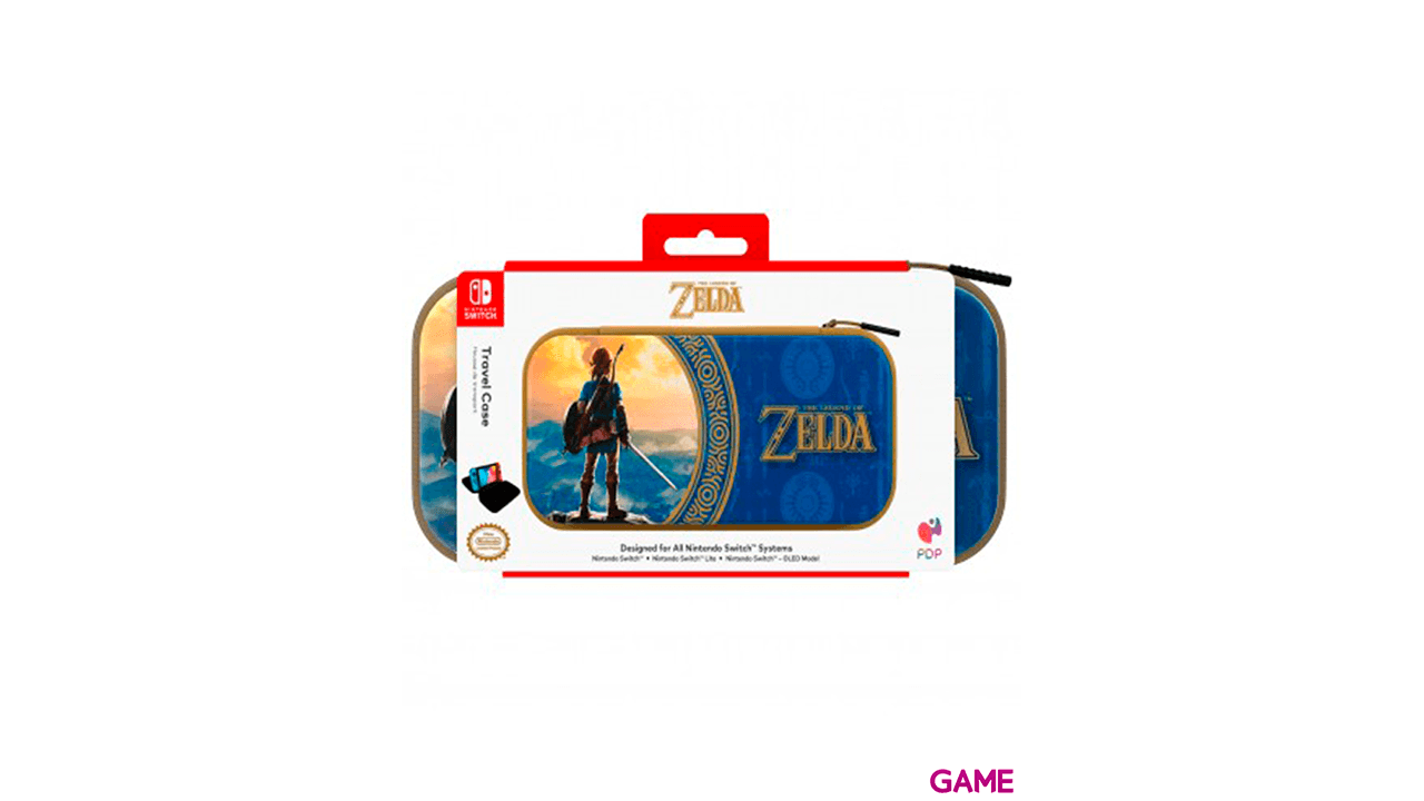 Funda PDP Travel Case Zelda Hyrule Blue - Licencia oficial-