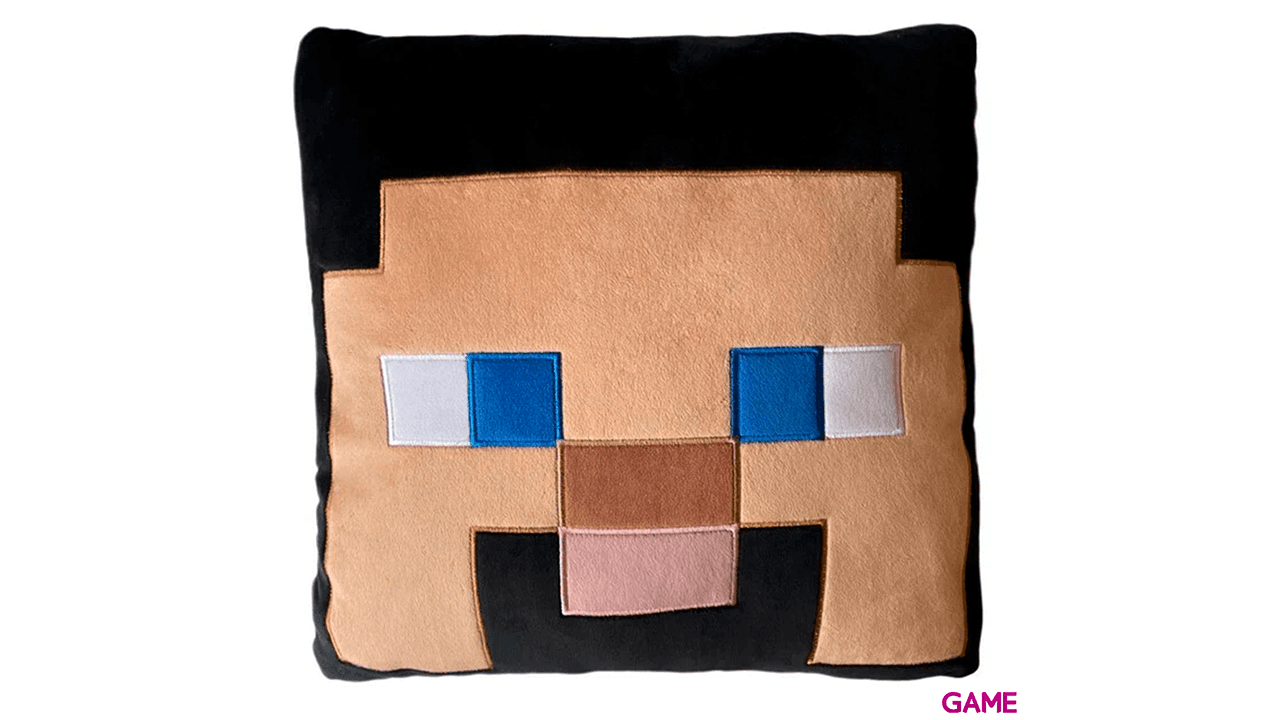 Cojín Minecraft: Steve Bordado 40 x 40 cm