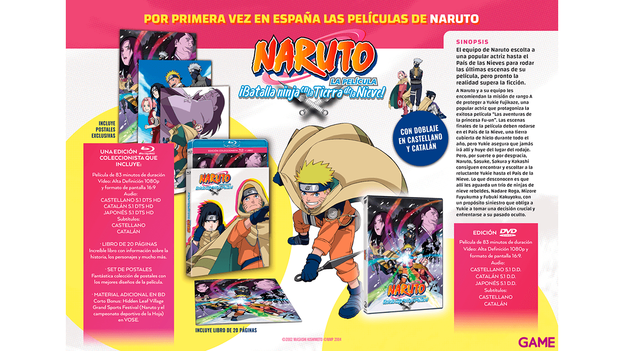 Naruto Película 1 - Batalla Ninja en la Tierra de la Nieve