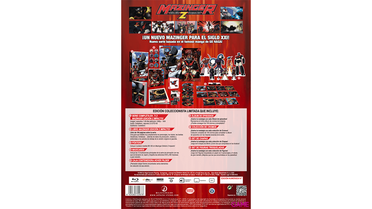 Mazinger Edición Z Impacto - Edición Coleccionista A4