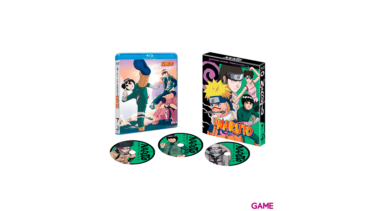 Naruto Bluray BOX 7 - Episodios 151 a 175
