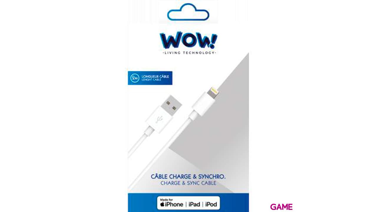 Cable Carga Iphone 2m WOW