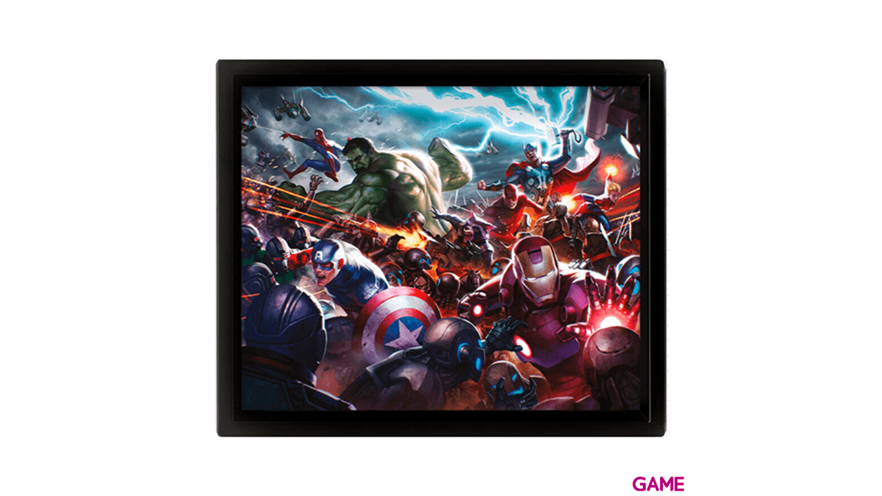 Cuadro 3D Marvel: La Lucha del Futuro