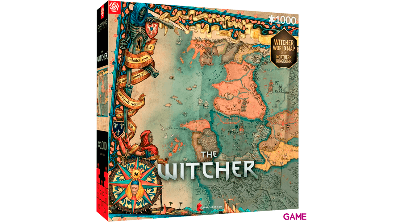 Puzle The Witcher 3: Los Reinos del Norte (1000 p)
