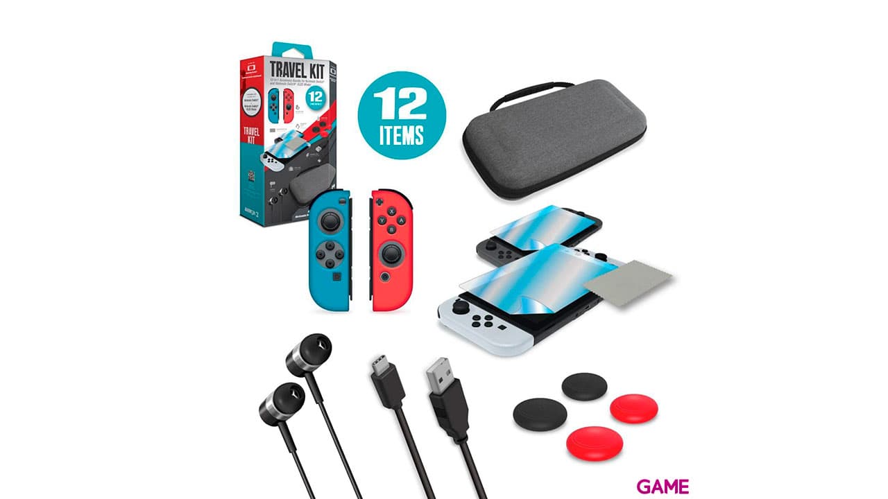 Travel Kit 12-in-1 Hyperkin Armor3 para Nintendo Switch/OLED