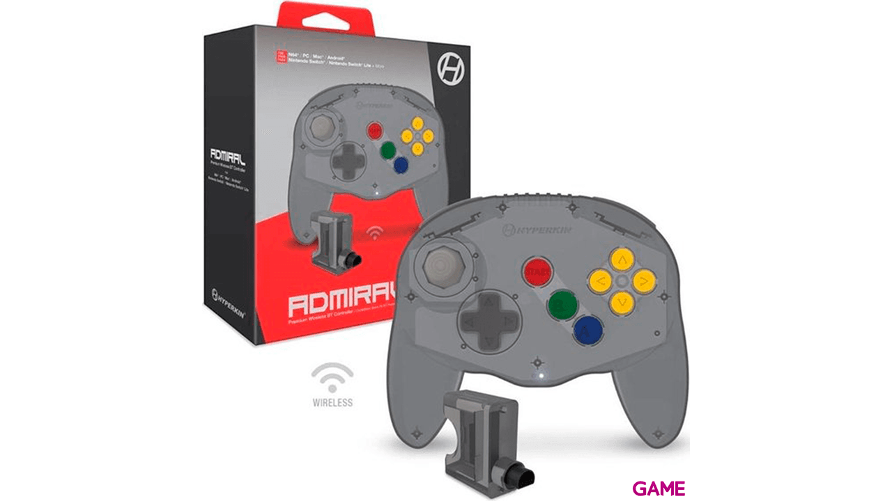 Controller Bluetooth Hyperkin Admiral Premium NSW-N64-PC