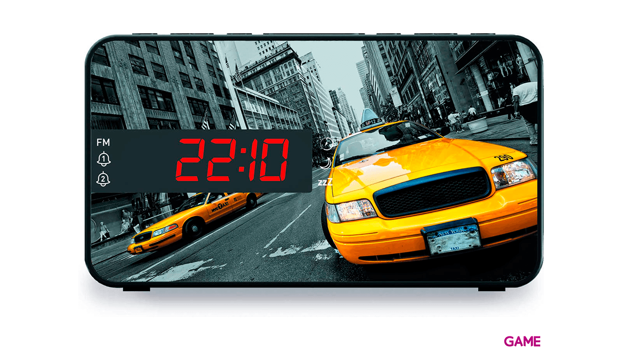 Bigben Interactive RR15TAXI radio Reloj Multicolor