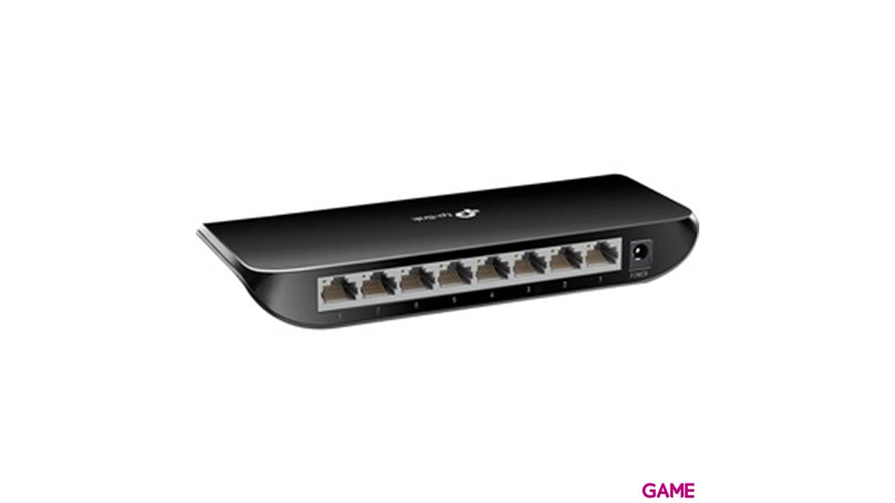 TP-LINK TL-SG1008D No administrado Gigabit Ethernet (10/100/1000) Negro