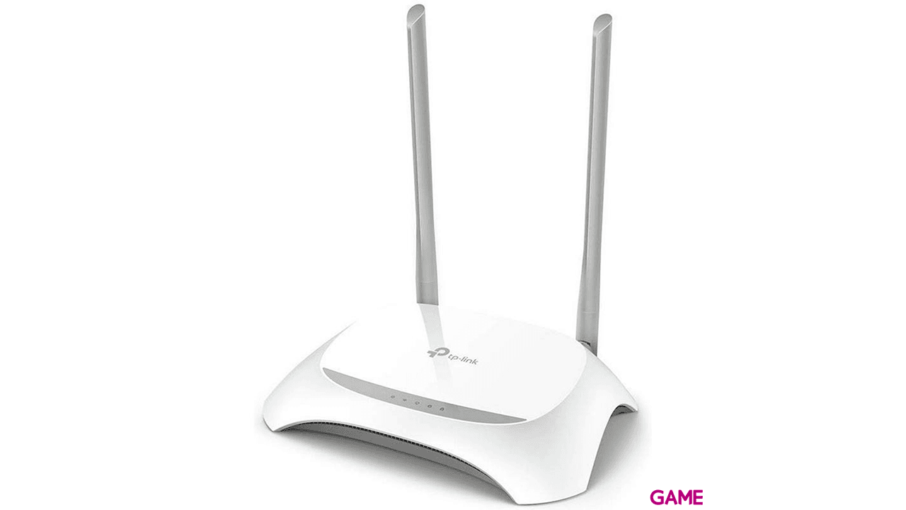 TP-LINK TL-WR850N Banda única 2,4 GHz Ethernet rápido Gris Blanco - Router