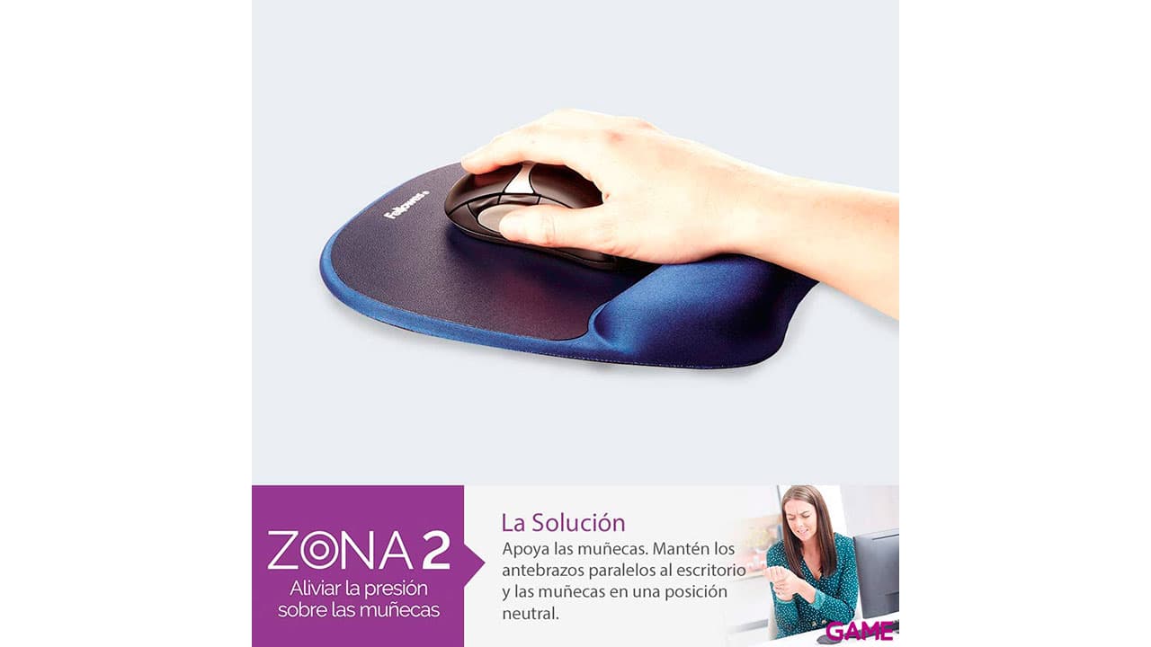 Fellowes 9172801 alfombrilla para ratón Azul