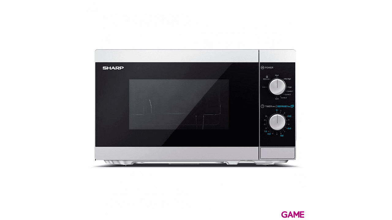 Sharp YC-MG01E-S 20L 800W Negro Gris - Microondas