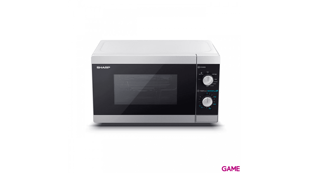 Sharp YC-MG01E-S 20L 800W Negro Gris - Microondas