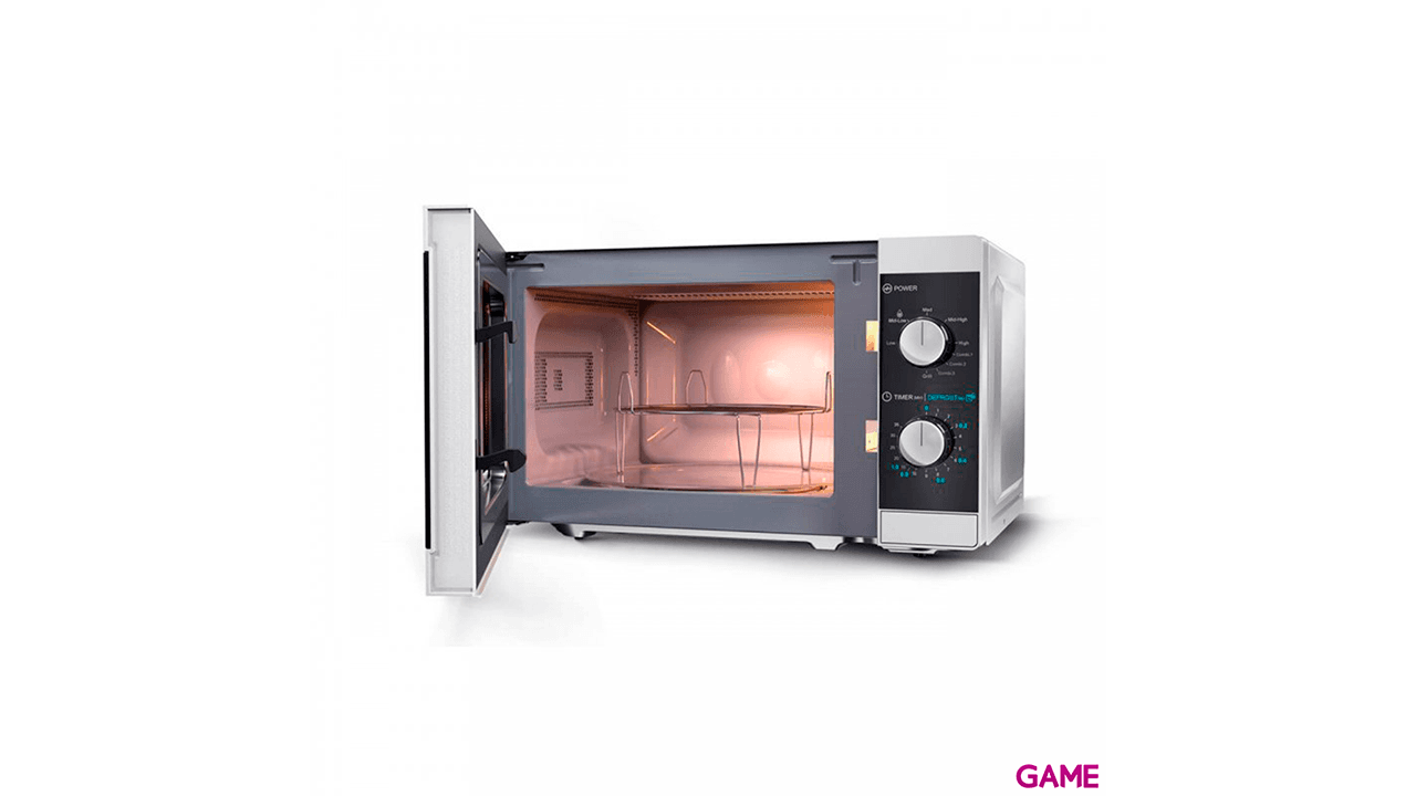 Sharp YC-MG01E-S 20L 800W Negro Gris - Microondas