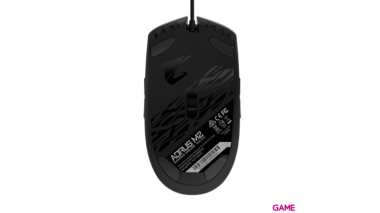 GIGABYTE AORUS M2 ratón USB tipo A Óptico 6200 DPI Ambidextro