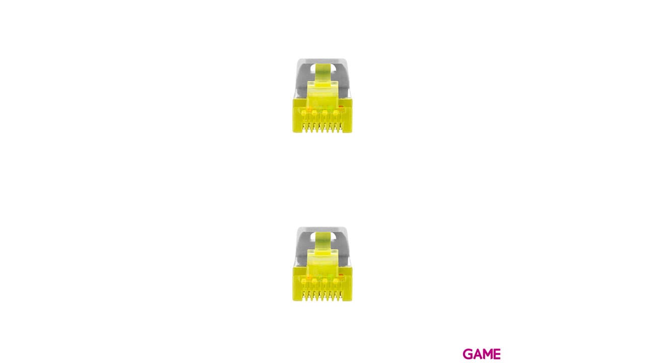 Nanocable Cable de red latiguillo RJ45 LSZH Cat.6A SFTP AWG26, Gris, 1.0 m