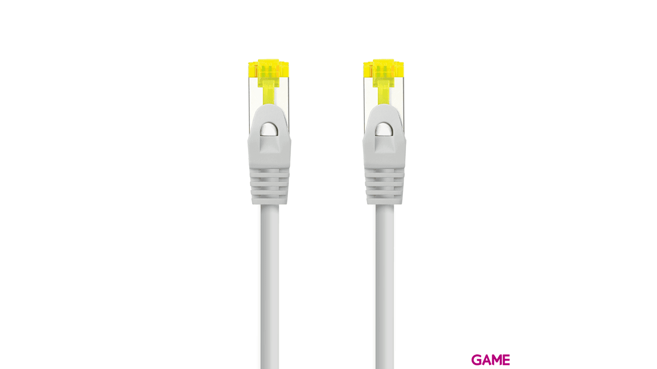 Nanocable Cable de red latiguillo RJ45 LSZH Cat.6A SFTP AWG26, Gris, 7.0 m