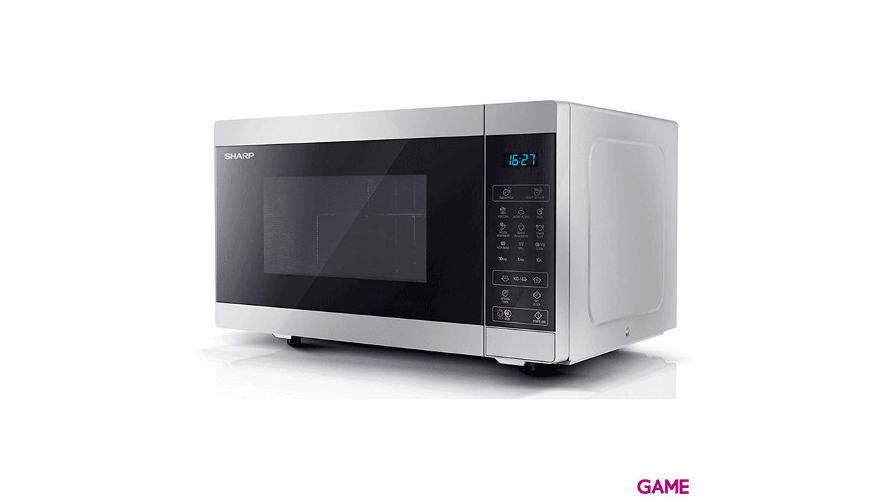 Sharp Home Appliances YC-MG51E-S 25L 900W Metálico - Microondas