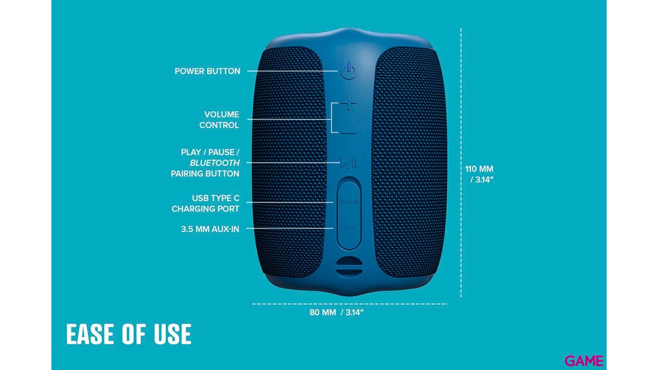 Creative Labs Creative MUVO Play 10 W Altavoz portátil estéreo Naranja