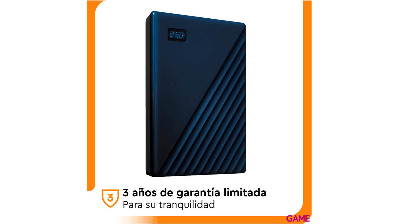 Western Digital My Passport for Mac disco duro externo 4000 GB Azul