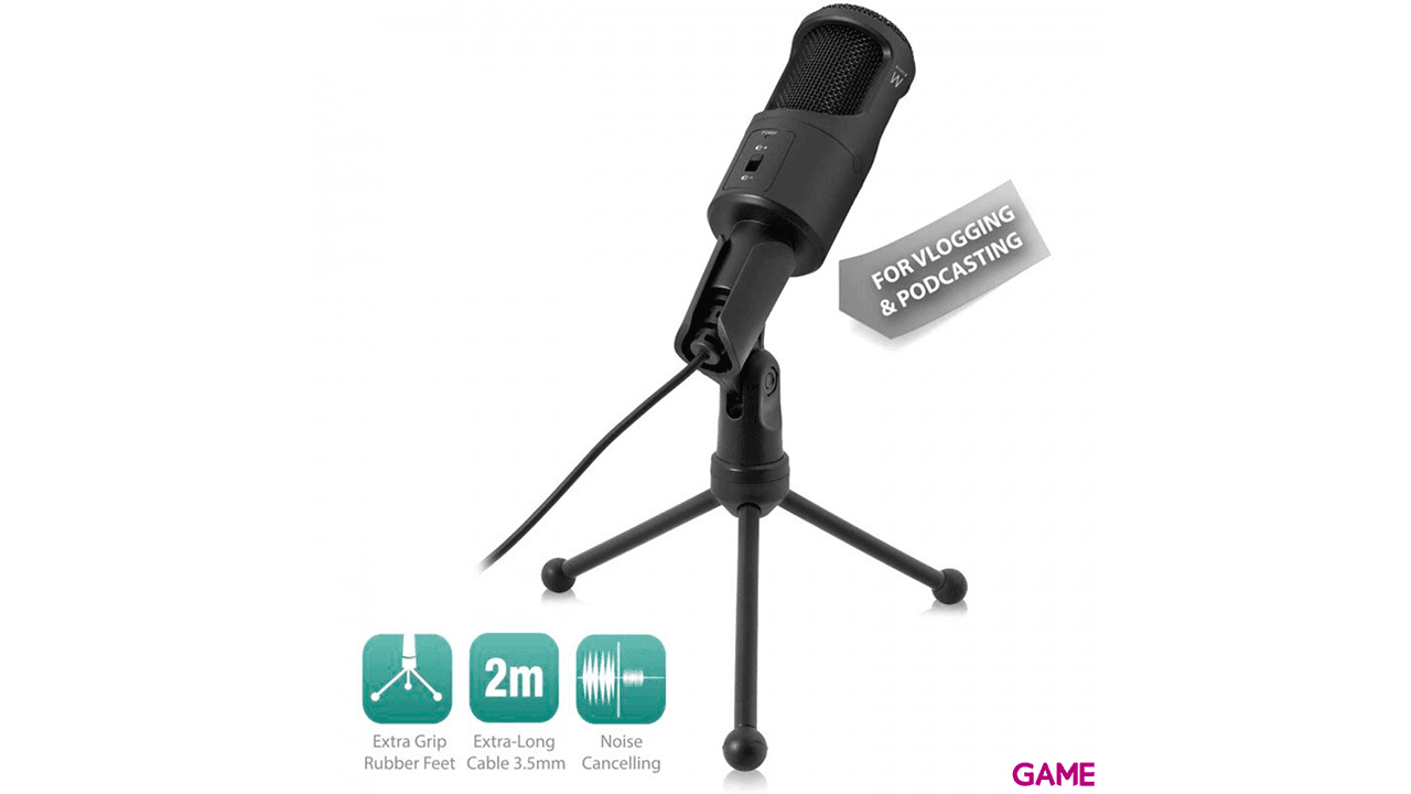 Ewent EW3552 Negro - Microfono