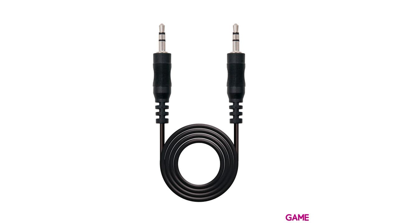 Nanocable 10.24.0105 cable de audio 5 m 3,5mm Negro