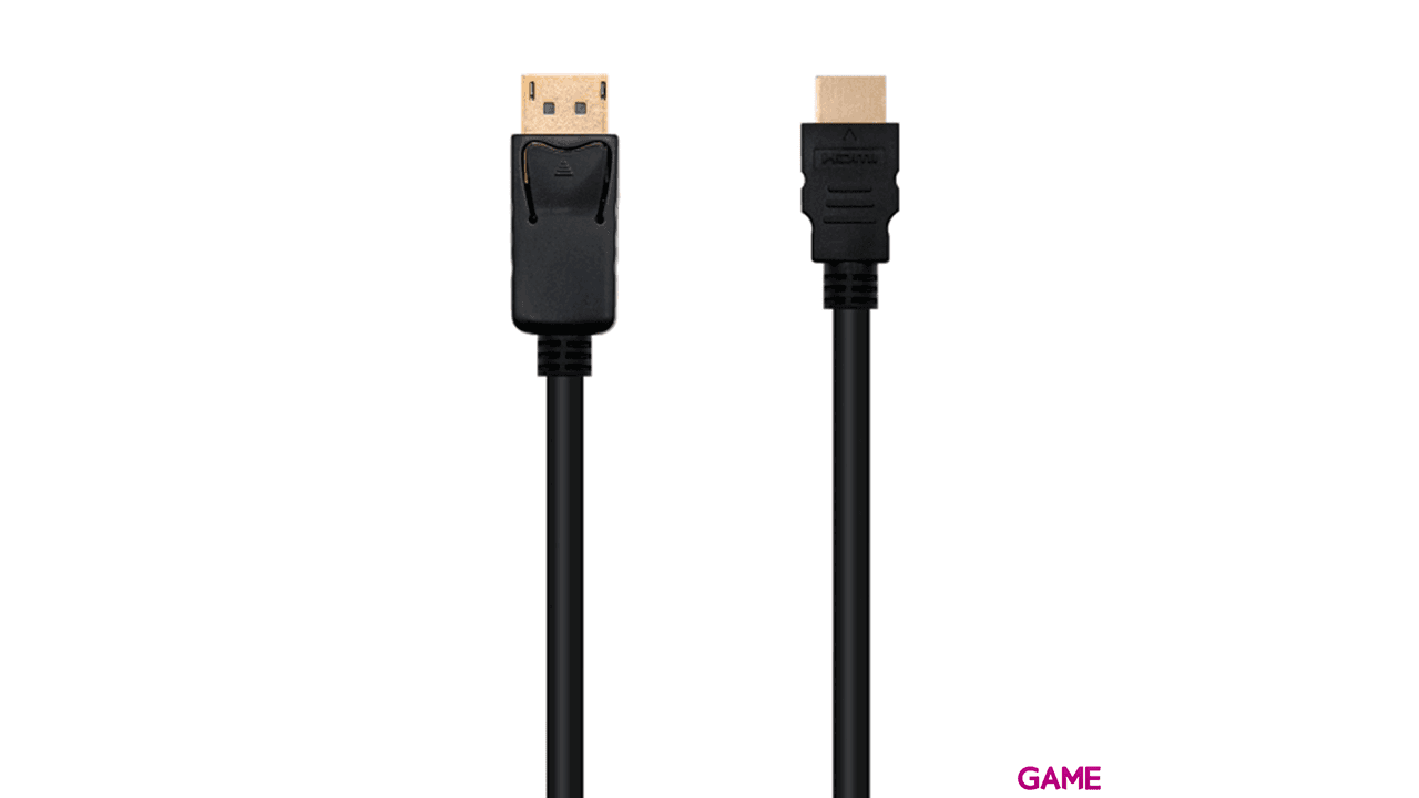 Nanocable Conversor DisplayPort a HDMI DP/M - HDMI/M Negro 2.0M - Cable