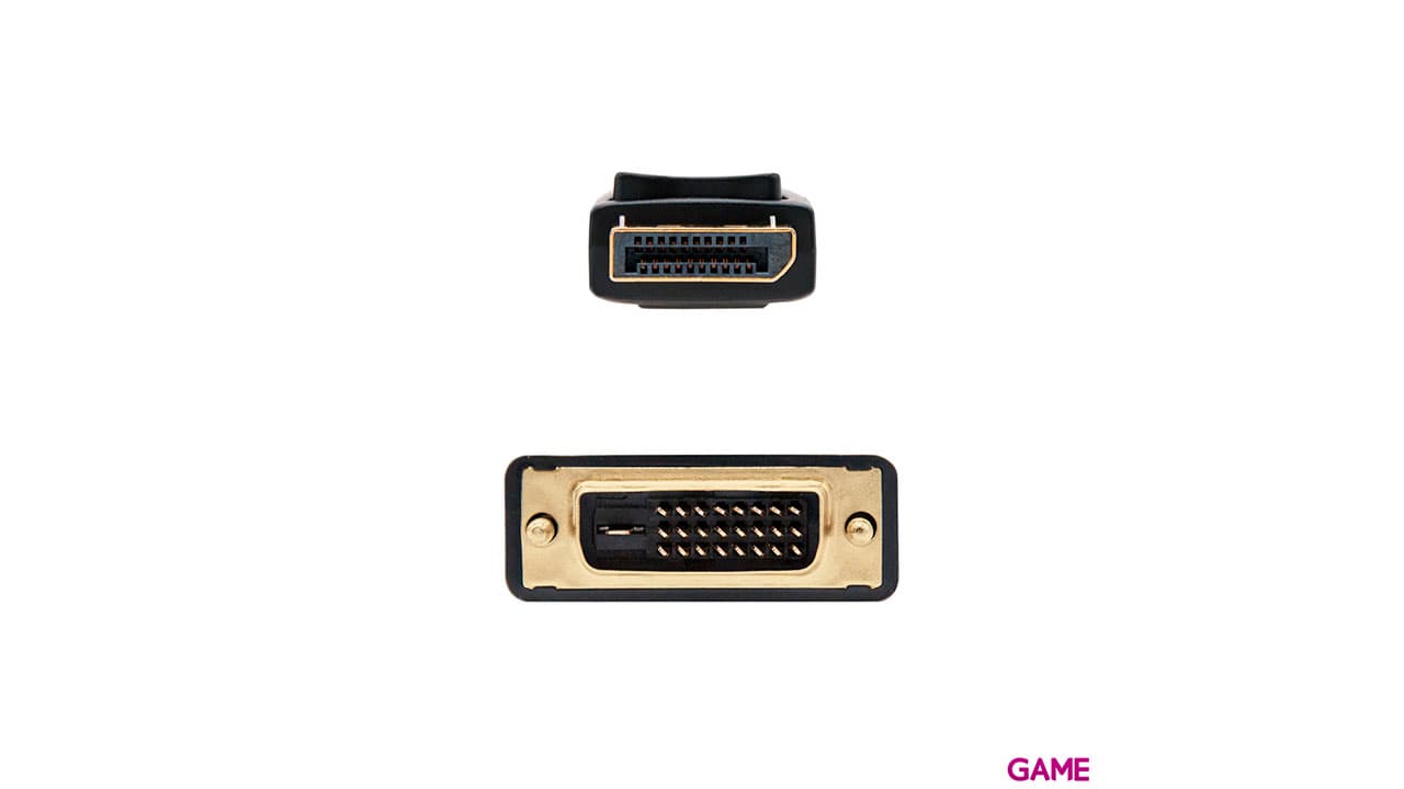 Nanocable Cable conversor DISPLAYPORT a DVI, DP/M - DVI/M, Negro, 2.0 M