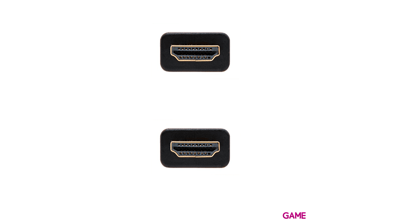 Nanocable Cable HDMI V2.0 4K@60GHz 18GBps A/M-A/M, negro, 2.0 m.