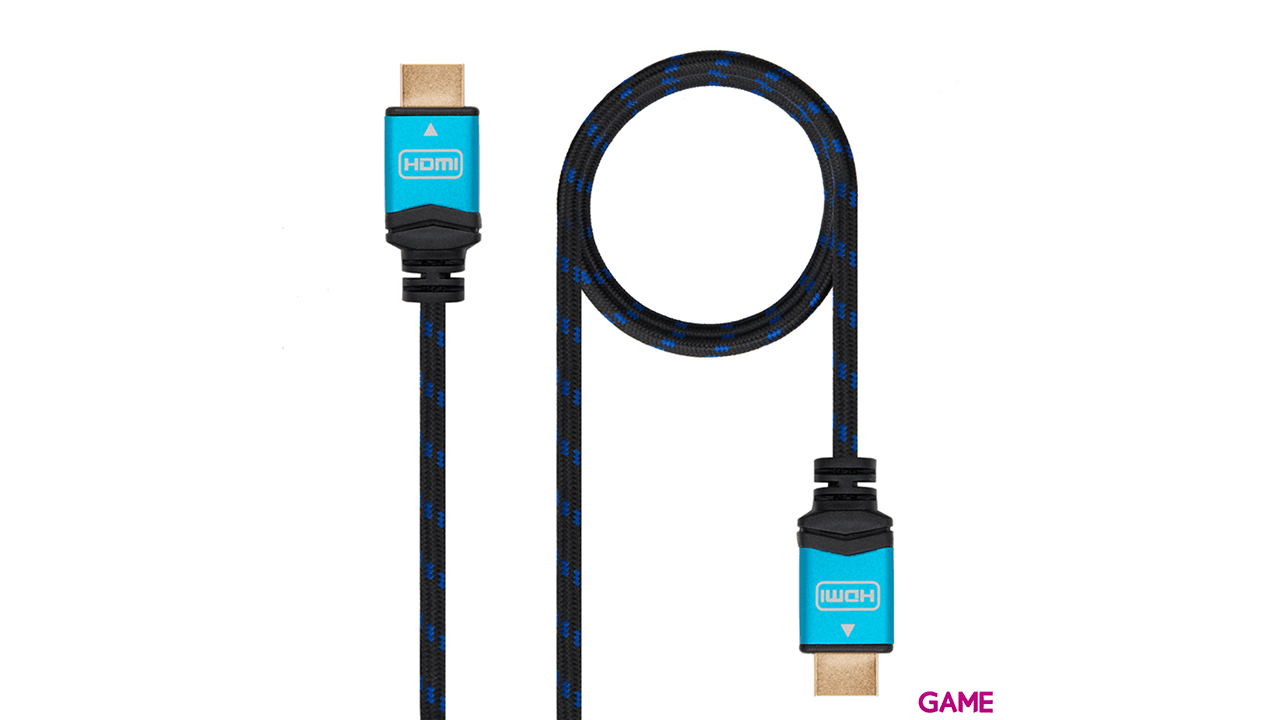 Nanocable HDMI V2.0 4K@60GHz 18GBps A/M-A/M 5m Negro - Cable